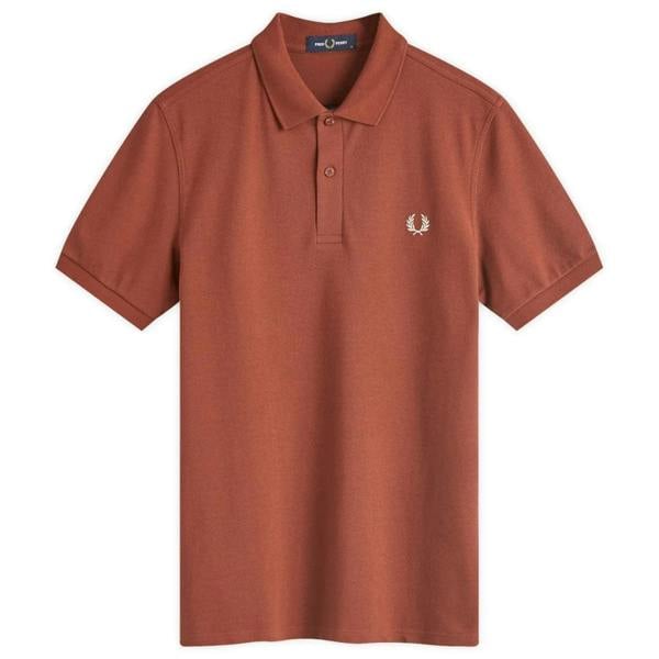 Fred Perry Classic Whisky Brown Polo Shirt M