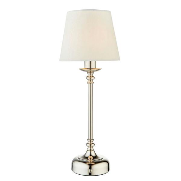 Pagazzi Lighting Fable Polished Chrome LED Rechargeable Touch Table Lamp