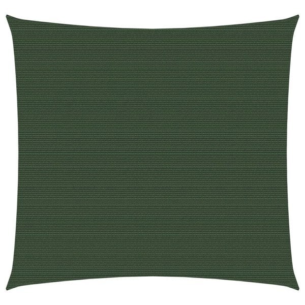 Berkfield Sunshade Sail 160 g/m�__ Dark Green 3x3 m HDPE