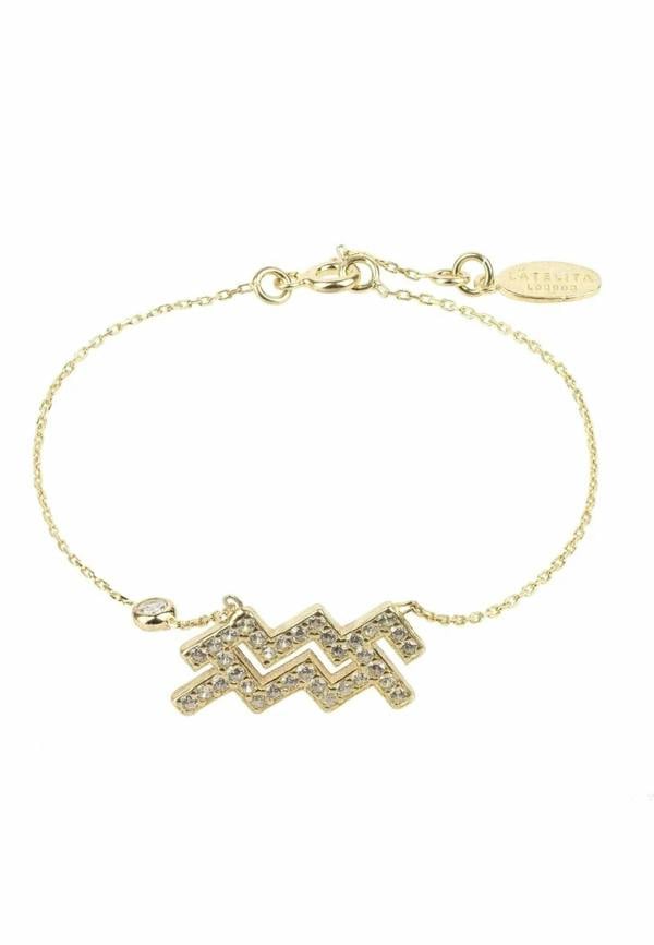Zodiac Horoscope Star Sign Bracelet Aquarius - LATELITA Bracelets