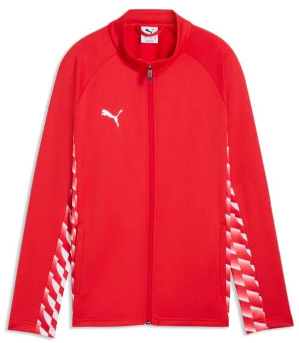 Puma Junior TeamLIGA 26 Training Jacket Full Zip Tracksuit Top Red 659729