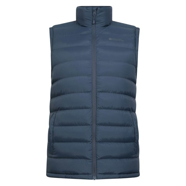 Mountain Warehouse Mens Seasons Faux Fur Lined Padded Gilet - Navy