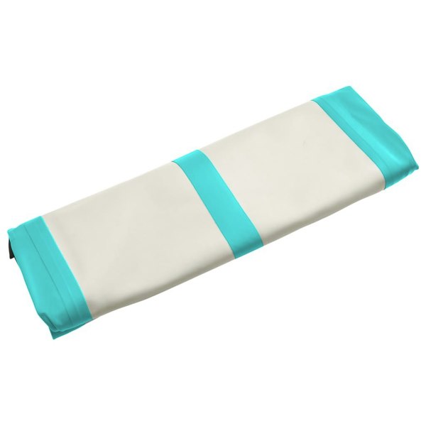 Berkfield Inflatable Gymnastics Mat with Pump 300x100x20 cm PVC Green