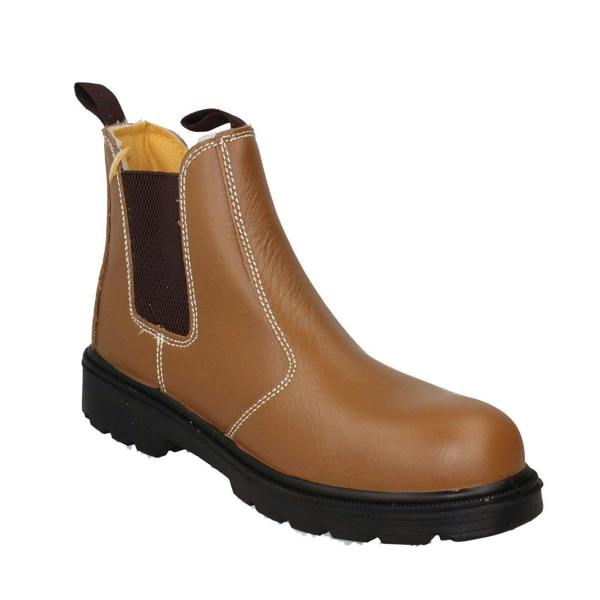 Workforce Mens Workforce Pull On Steel Toe Cap Safety Boots WF16/17-P