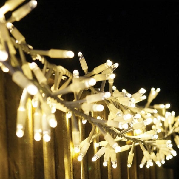 Eagle Connect Cluster Lights White Rubber IP65 Warm White 5M