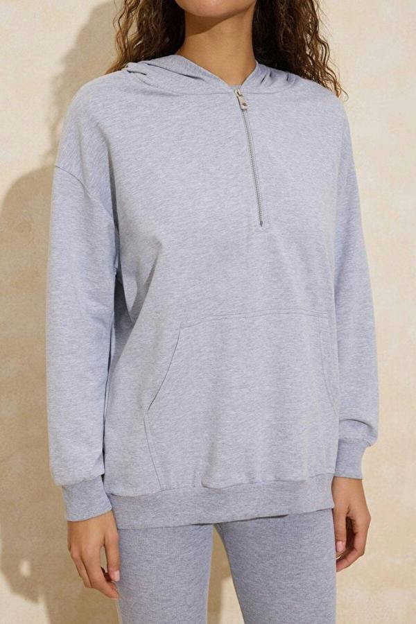 WOVCOR 3-Piece Hooded Knitted Leggings Top and Bottom Set