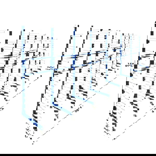 Monster Racking Combi Spray Drying Rack Trolley x 4 & 3 Connectors