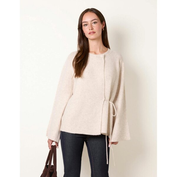 Blue Vanilla Cardigan With Soft Textured Finish