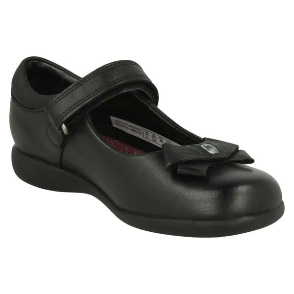 Clarks Girls Clarks Bow Detail School Shoes Prime Skip