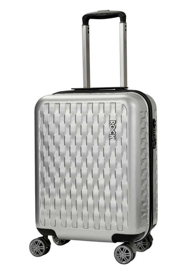 Rock Luggage Hard Shell Suitcase 8 Wheel Luggage Trolley Case Holiday Travel Bag