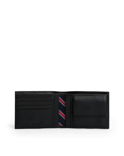Tommy Hilfiger Eton Wallet and Key Fob Gift Set - Black