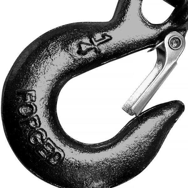 WINCHMAX Black Winch Hook 1/4 inch Clevis Forged G70. Suitable for Winches up to 4,000lb
