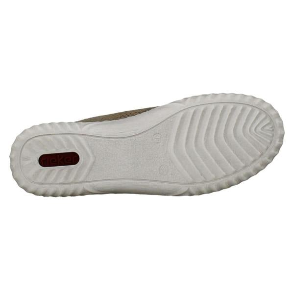 Rieker Ladies Rieker Metallic Reptile Print Trainers N0902