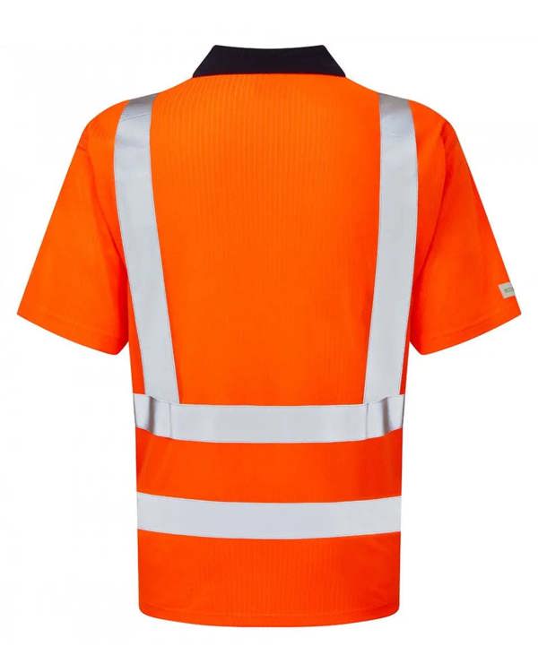 Croyde EcoViz Comfort Polo Shirt Leo Workwear