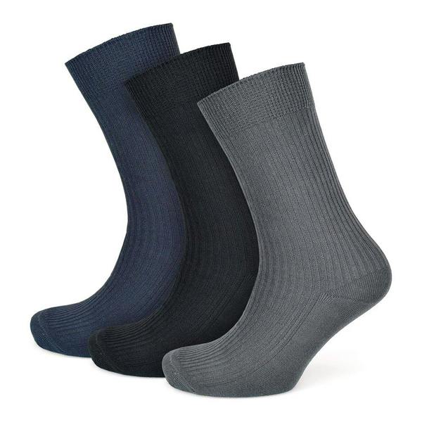 Tom Franks Mens Tom Franks Comfort Top Non Elasticated Rib Socks SK613