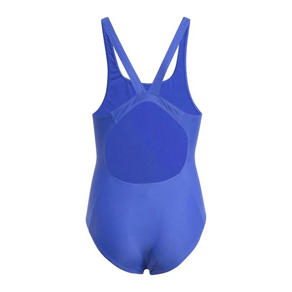 Adidas Girls Small Logo Racerback One Piece Swimsuit - Black/White - 