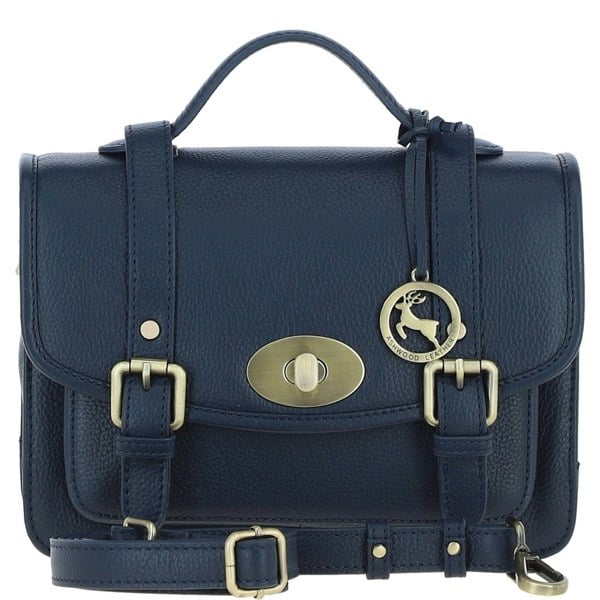 Stylish Real Leather Large Satchel Bag: y-63
