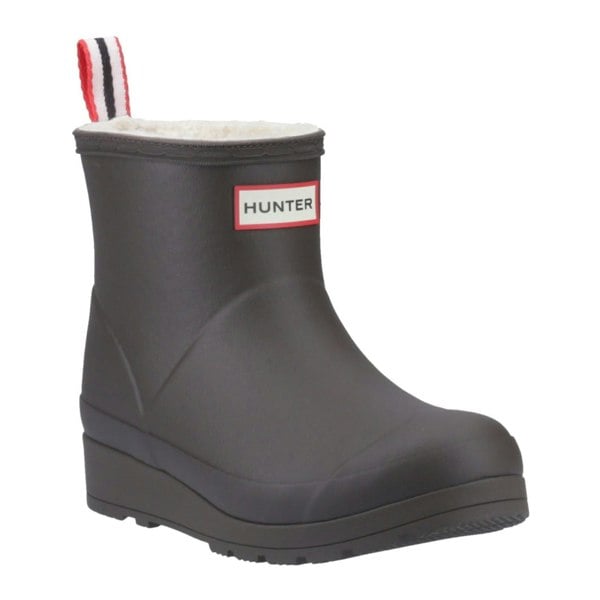 Hunter Play Short Rubber Women's Wellington Boots - Chocolate Brown 