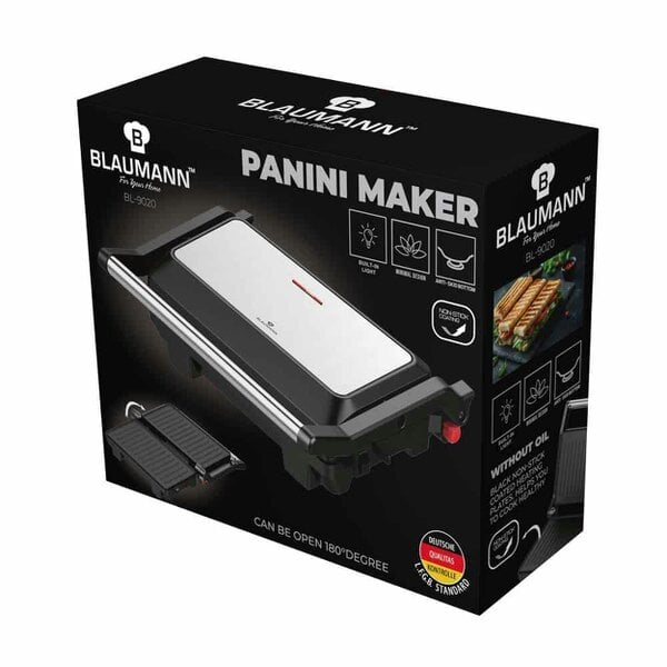 Berlinger Haus Electric Grill, Black–Silver Blaumann BL9020