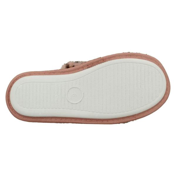 Spot On Ladies Spot On Leopard Detailed Mule Slippers X2114
