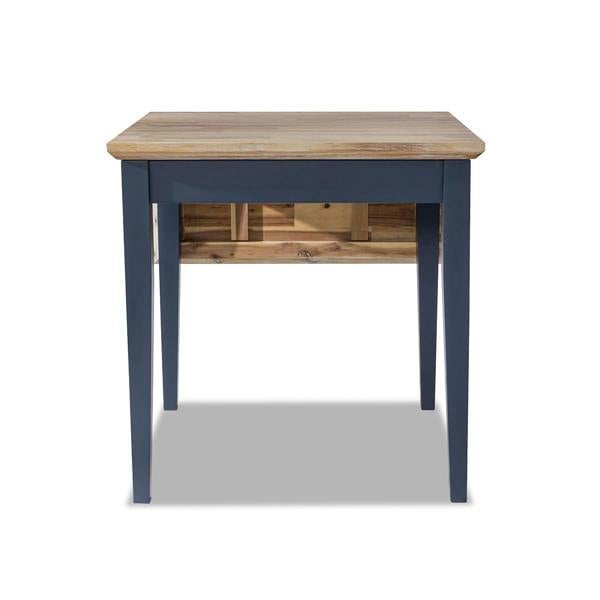 Statement Furniture Florence Square Extendable Kitchen Dining Table, Drop Down Leaf Small Table