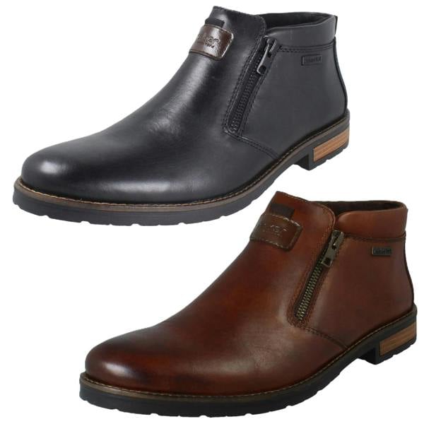 Rieker Mens Rieker TEX Double Zip Chelsea Ankle Boots 14656
