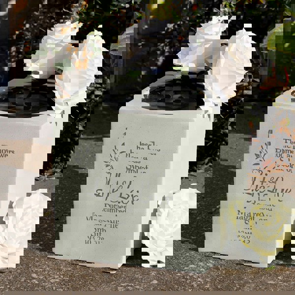 Personalised Memento Company Personalised Life & Love Memorial Resin Vase