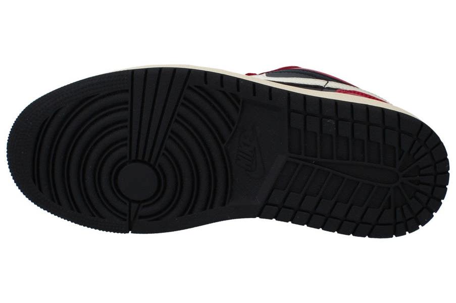 Nike Womens Air Jordan 1 Low Trainers Dc0774 Sneakers Shoes  605 - Mystic Hibiscus Coconut Milk 605 - Photo 4