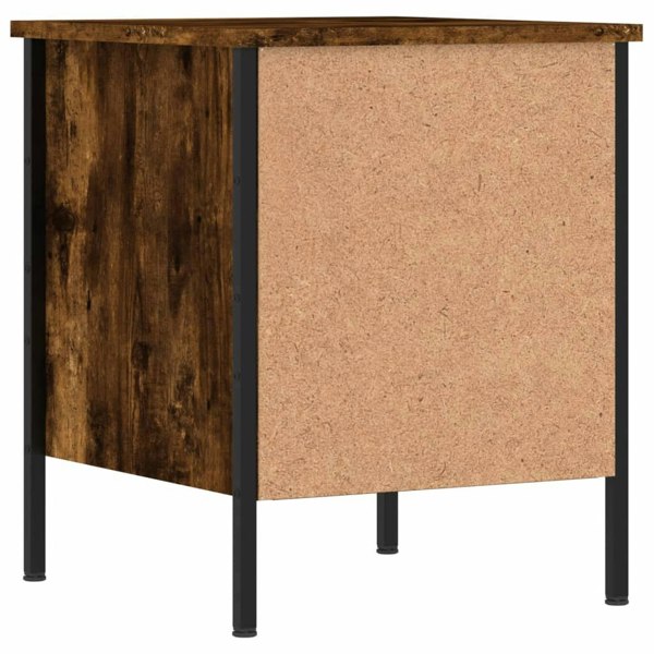 Berkfield Bedside Cabinets 2 pcs Smoked Oak 40x42x50 cm Engineered Wood