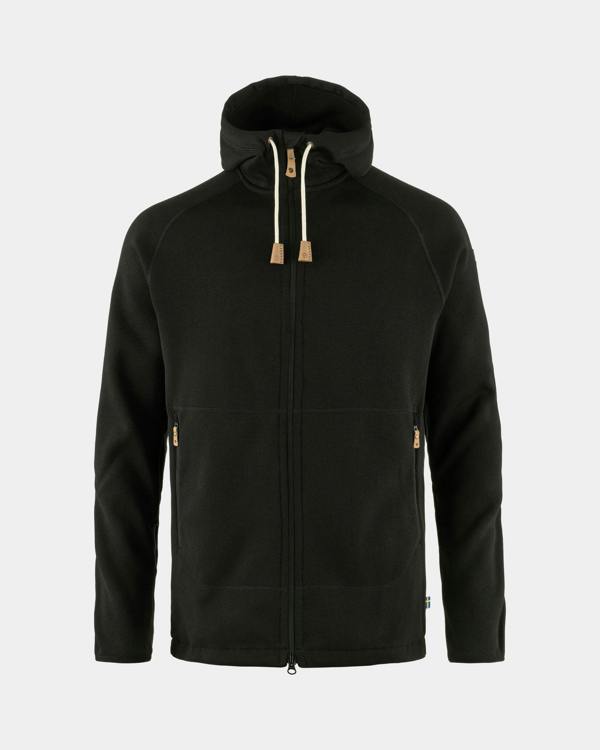 Fjällräven Fjallraven Ovik Mens Fleece Hoodie - Black 550
