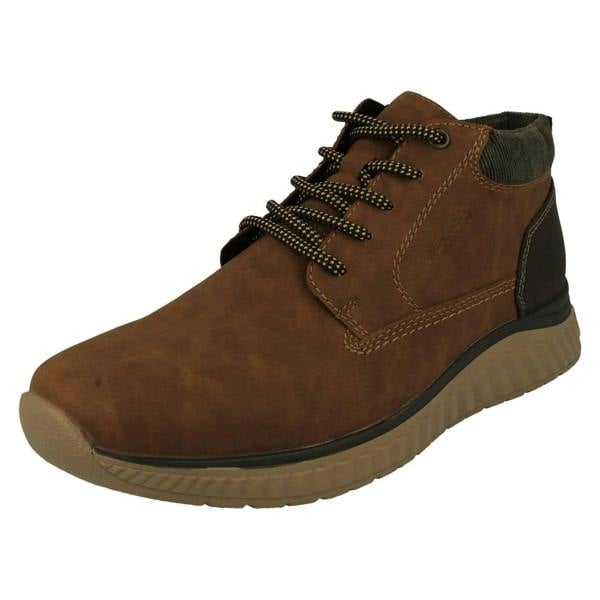 Rieker Mens Rieker Zip Up Lace Boots B0603