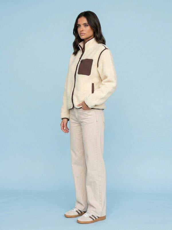 Urban Bliss Fleece Jacket Cream