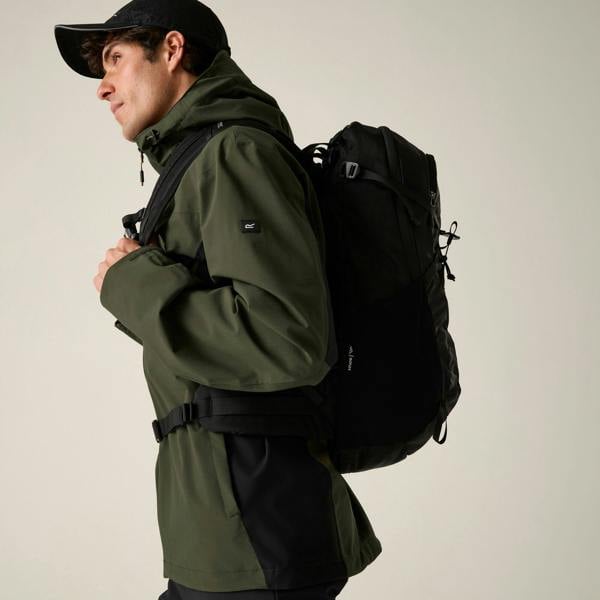 Regatta Mens Birchdale II Waterproof Jacket - Khaki Green/Black