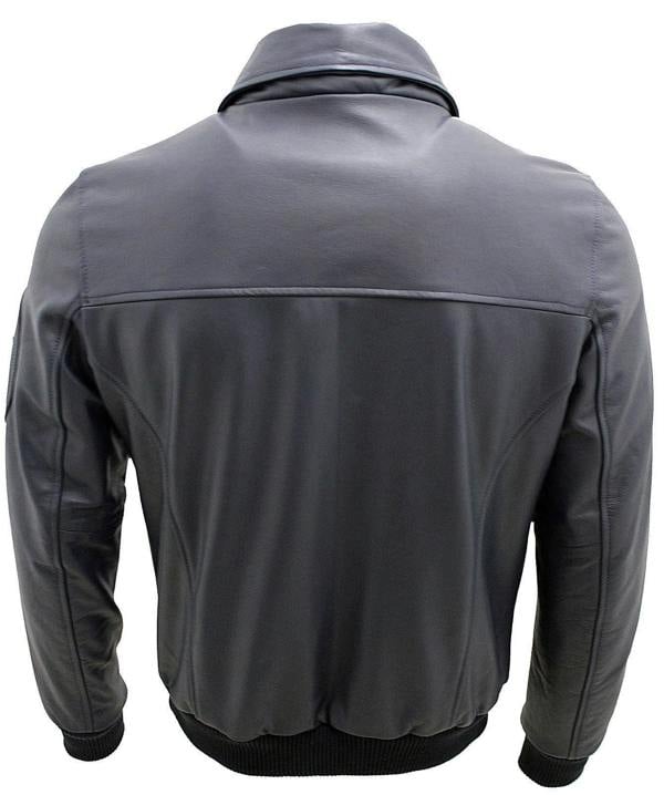 Infinity Leather Mens Cowhide Analine Leather A2 US Airforce Bomber Jacket