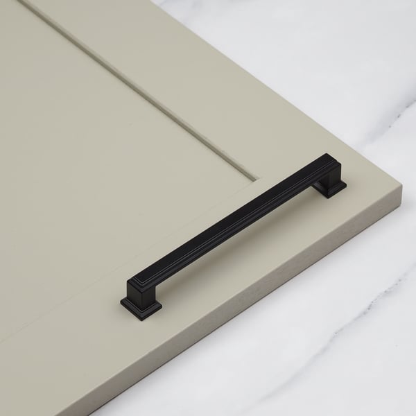 Matt Black Square Knob & Handle