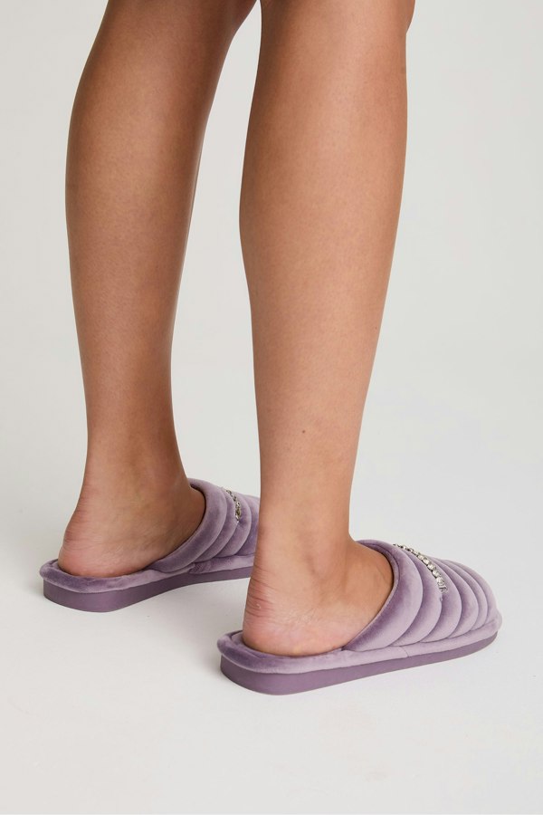 Frankie Slippers in Lavender - Slippers