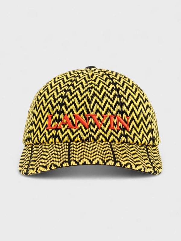 Lanvin x Future Curb Baseball Cap Black Yellow