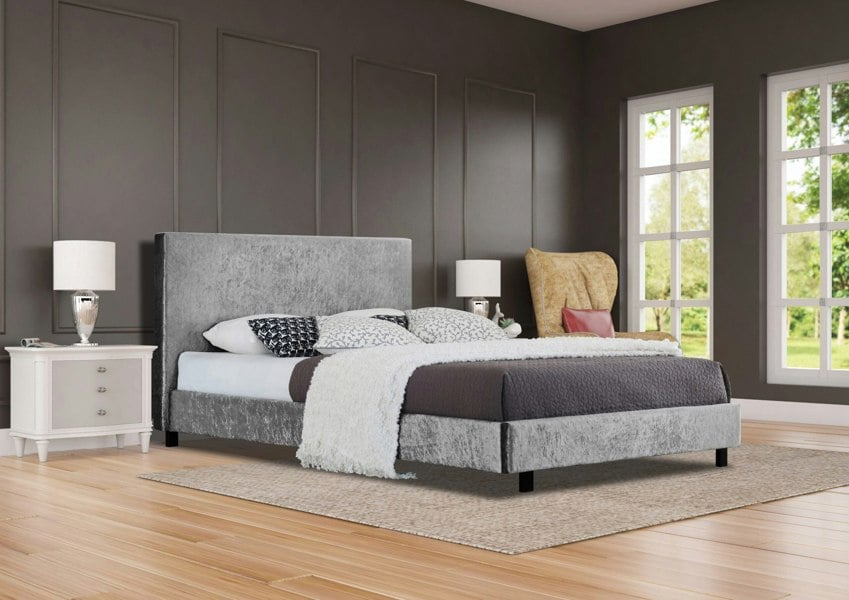 Comfy Living Prado Crushed Velvet Bed Frame