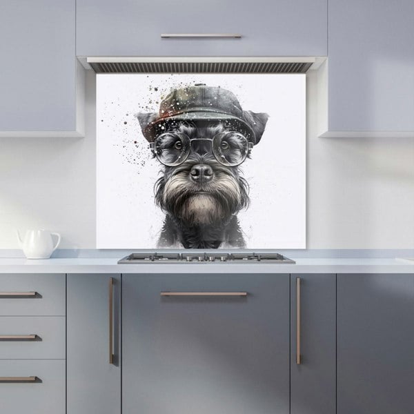 Warren Reed - Designer Miniature Schnauzer Dog Kitchen Splashback