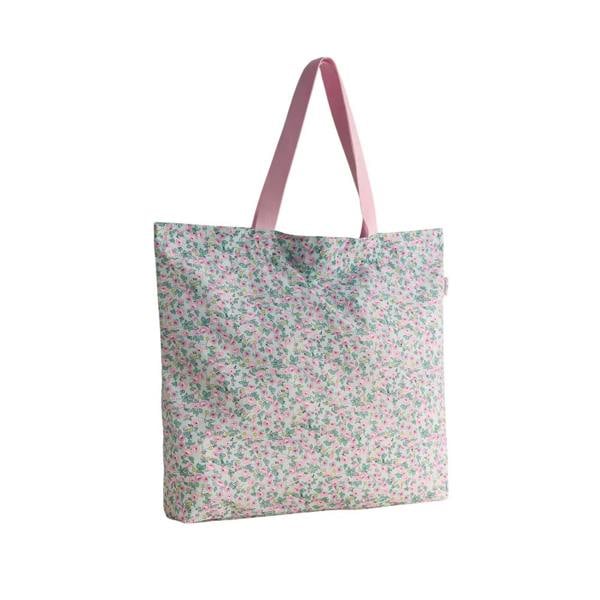 Cath Kidston Ditsy Floral Foldable Tote Bag - Green/Pink/White - 