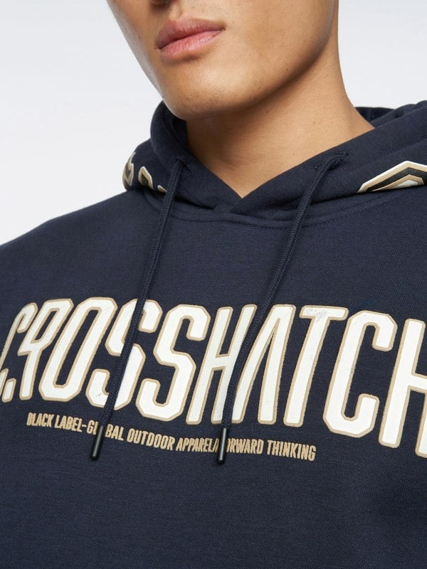 Crosshatch Doddington Hoodie Navy
