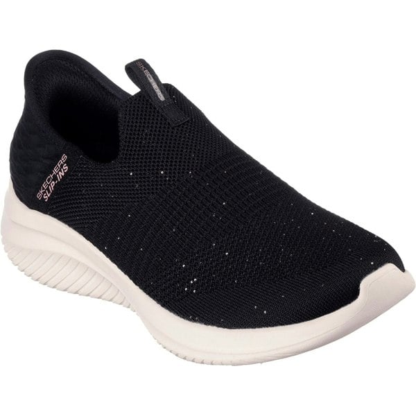 Skechers Ultra Flex 3.0 Women's Trainers in Black/Rose Gold