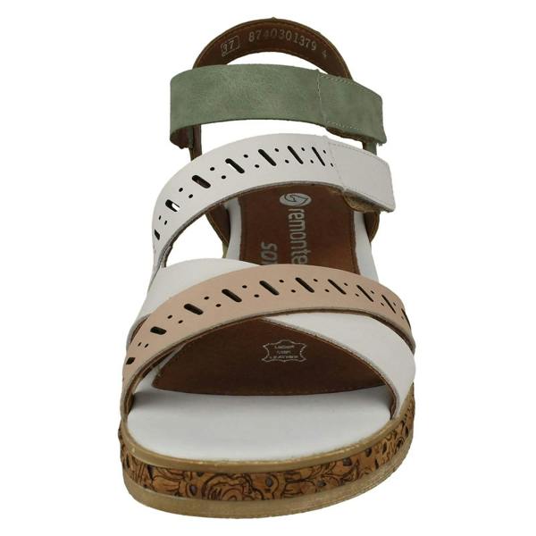 Remonte Ladies Remonte Smart Casual Sandals With A 5cm Wedge Heel D3064