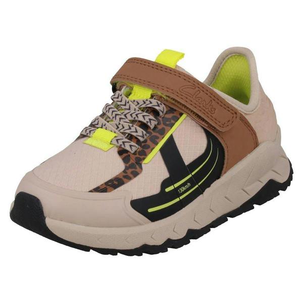 Clarks Kids Clarks Playprints Colour-Pop Cheetah Sporty Trainers Selva Lane