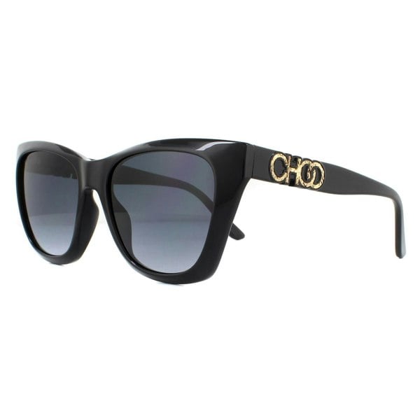 Jimmy Choo Sunglasses RIKKI/G/S 807 9O Black Dark Grey Gradient
