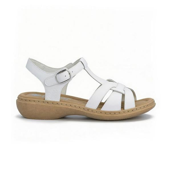 Rieker 61853 Ankle Strap Sandals   in  White