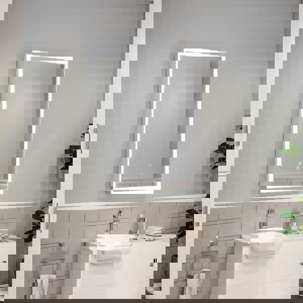 LED Bathroom Mirror Rectangular Wall Mount Mirror Cabinet Bathroom Mirror Cabinets Living and Home