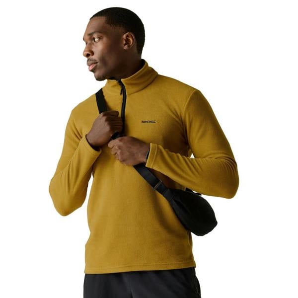 Regatta Great Outdoors Mens Thompson Half Zip Fleece Top - Wood Brown - 