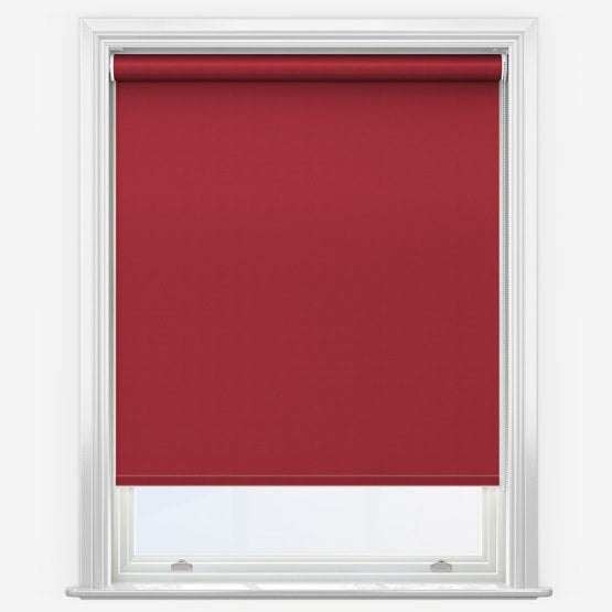 NewEdgeBlinds 100cm Red Trimmable Thermal Blackout Roller Blinds