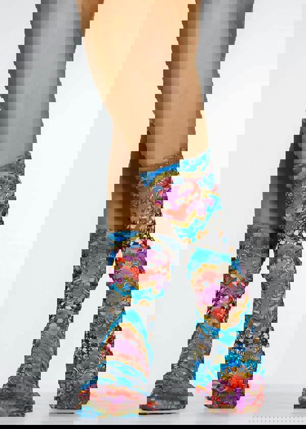 Jemsox BARAQUE FLOWER Ladies Novelty Gift Socks